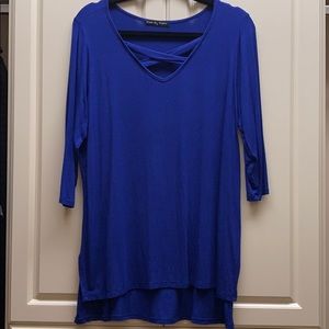 Kim & Cami Royal Blue Tunic